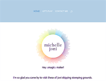 Tablet Screenshot of michellejoni.com